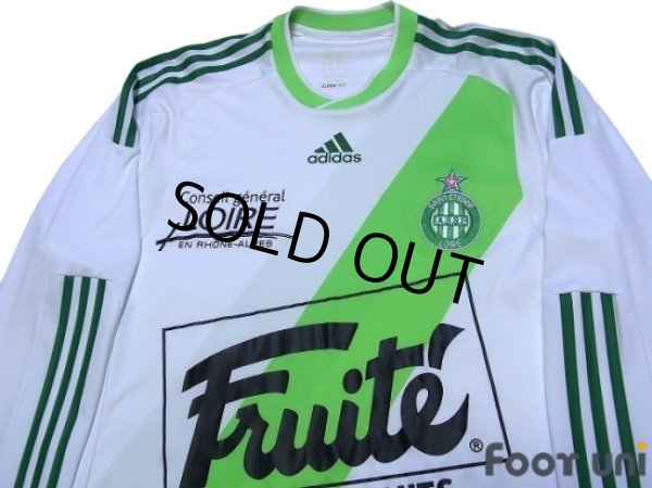 Photo3: Saint Etienne 2009-2010 Away Authentic Long Sleeve Shirt (3)