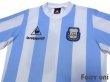 Photo3: Argentina 1986 Home Reprint Shirt #10 (3)