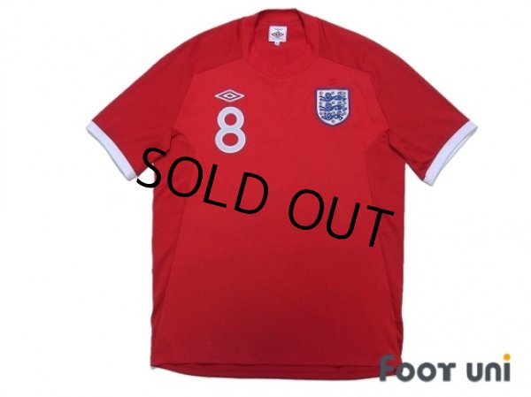 Photo1: England 2010 Away Shirt #8 Lampard (1)