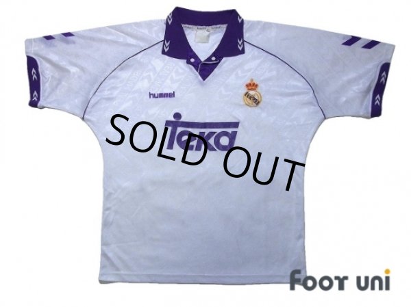 Photo1: Real Madrid 1993-1994 Home Shirt (1)