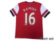 Photo2: Arsenal 2012-2013 Home Shirt #16 Ramsey (2)