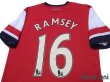 Photo4: Arsenal 2012-2013 Home Shirt #16 Ramsey (4)