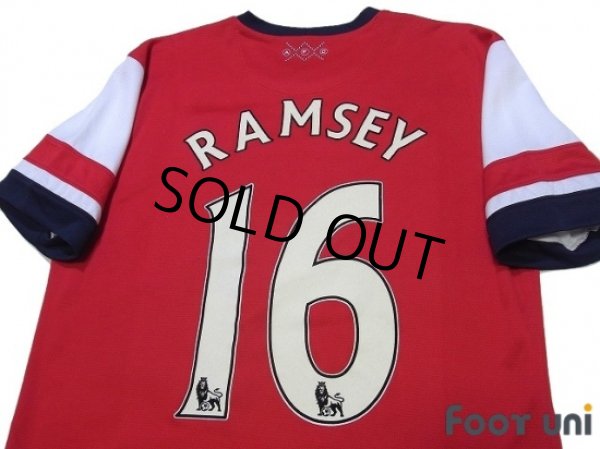 Photo4: Arsenal 2012-2013 Home Shirt #16 Ramsey (4)