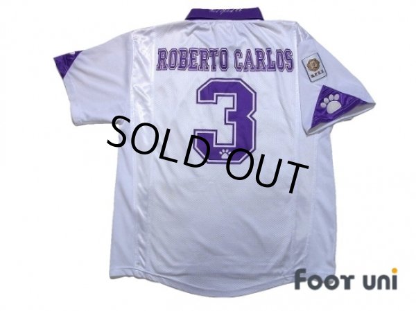 Photo2: Real Madrid 1997-1998 Home Shirt #3 Roberto Carlos (2)