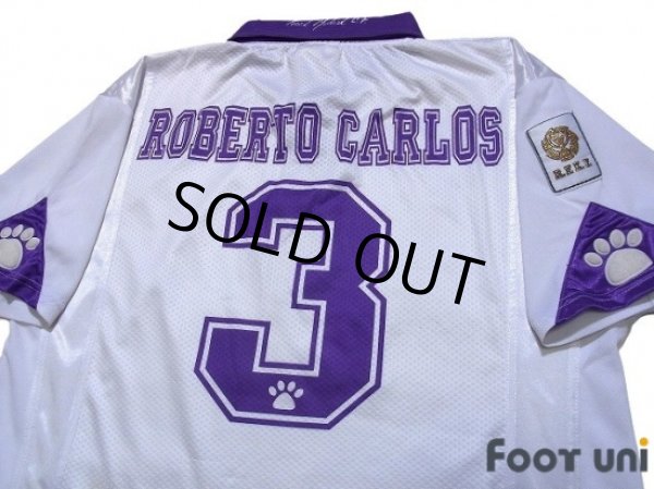 Photo4: Real Madrid 1997-1998 Home Shirt #3 Roberto Carlos (4)