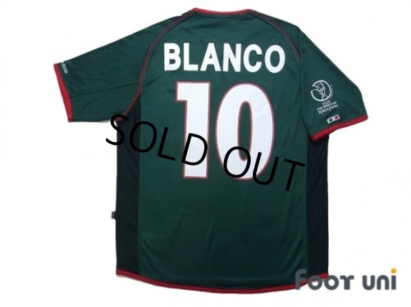 Photo2: Mexico 2002 Home Shirt #10 Blanco 2002 FIFA World Cup Korea Japan Patch/Badge (2)