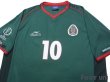 Photo3: Mexico 2002 Home Shirt #10 Blanco 2002 FIFA World Cup Korea Japan Patch/Badge (3)