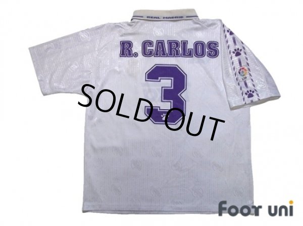 Real Madrid 1996-1997 Home Shirt #3 Roberto Carlos - Online