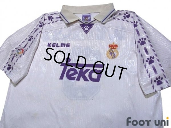 Photo3: Real Madrid 1996-1997 Home Shirt #3 Roberto Carlos LFP Patch/Badge (3)