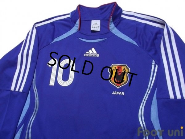 Photo3: Japan 2006 Home Long Sleeve Shirt #10 Nakamura (3)
