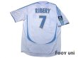 Photo2: Olympique Marseille 2006-2007 Home Shirt #7 Ribery LFP Patch/Badge (2)