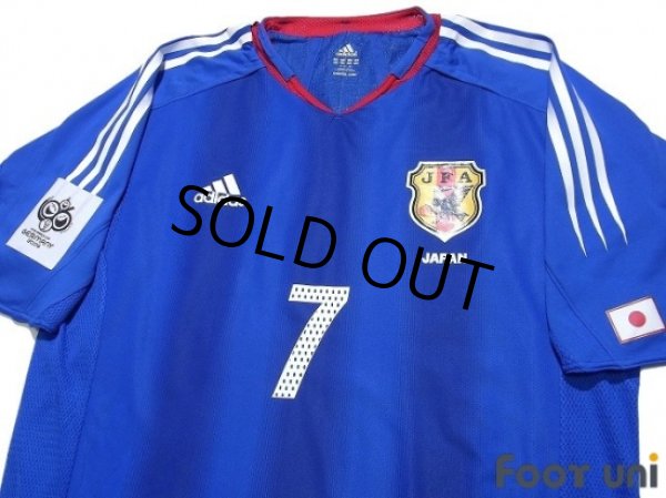 Photo3: Japan 2004 Home Authentic Shirt #7 Nakata (3)