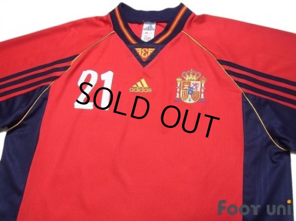 Photo3: Spain 1998 Home Shirt #21 Luis Enrique (3)