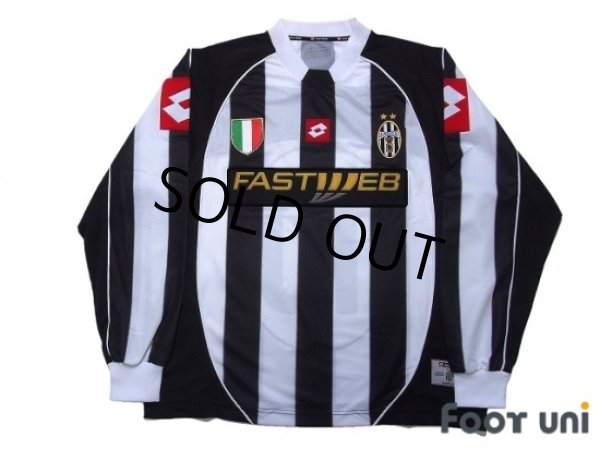 Photo1: Juventus 2002-2003 Home Long Sleeve Shirt #10 Del Piero (1)