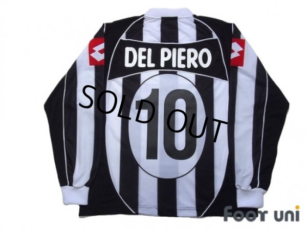 Photo2: Juventus 2002-2003 Home Long Sleeve Shirt #10 Del Piero (2)