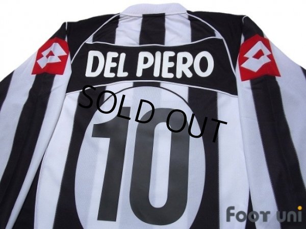 Photo4: Juventus 2002-2003 Home Long Sleeve Shirt #10 Del Piero (4)