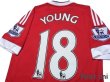 Photo4: Manchester United 2015-2016 Home Shirt #18 Young BARCLAYS PREMIER LEAGUE Patch/Badge (4)
