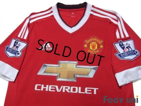 Photo3: Manchester United 2015-2016 Home Shirt #18 Young BARCLAYS PREMIER LEAGUE Patch/Badge (3)