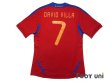 Photo2: Spain 2011 Home Shirt #7 David Villa FIFA World Champions 2010 Patch/Badge (2)