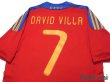 Photo4: Spain 2011 Home Shirt #7 David Villa FIFA World Champions 2010 Patch/Badge (4)