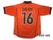 Photo2: Netherlands 1998 Home Shirt #16 Davids (2)