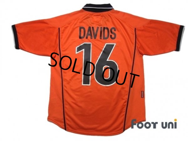 Photo2: Netherlands 1998 Home Shirt #16 Davids (2)