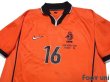 Photo3: Netherlands 1998 Home Shirt #16 Davids (3)