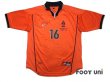 Photo1: Netherlands 1998 Home Shirt #16 Davids (1)