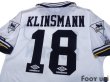 Photo4: Tottenham Hotspur 1993-1995 Home Shirt #18 Klinsmann (4)