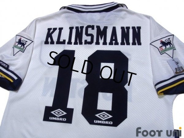 Photo4: Tottenham Hotspur 1993-1995 Home Shirt #18 Klinsmann (4)