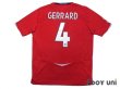 Photo2: England 2008 Away Shirt #4 Gerrard w/tags (2)