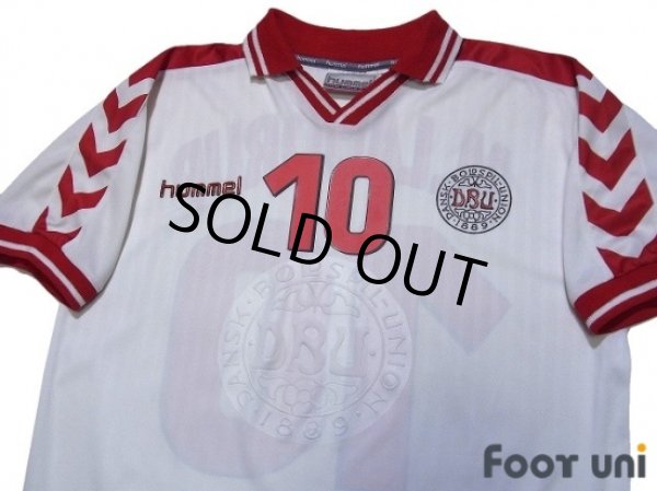 Photo3: Denmark 1998 Away Shirt #10 Michael Laudrup (3)