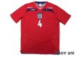 Photo1: England 2008 Away Shirt #4 Gerrard w/tags (1)