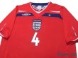 Photo3: England 2008 Away Shirt #4 Gerrard w/tags (3)