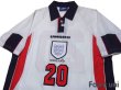 Photo3: England 1998 Home Shirt #20 Owen (3)