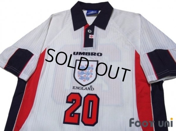 Photo3: England 1998 Home Shirt #20 Owen (3)
