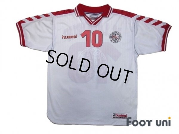 Photo1: Denmark 1998 Away Shirt #10 Michael Laudrup (1)