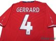 Photo4: England 2008 Away Shirt #4 Gerrard w/tags (4)