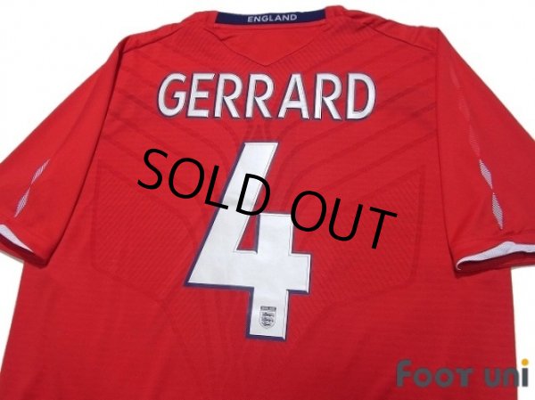 Photo4: England 2008 Away Shirt #4 Gerrard w/tags (4)
