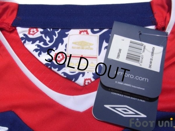 Photo5: England 2008 Away Shirt #4 Gerrard w/tags (5)