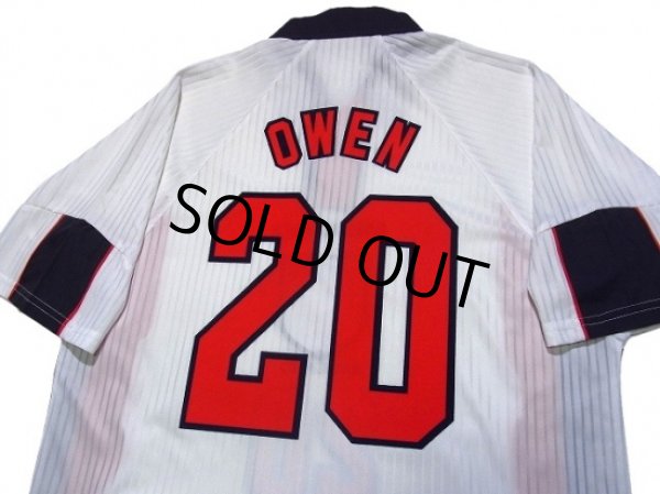 Photo4: England 1998 Home Shirt #20 Owen (4)
