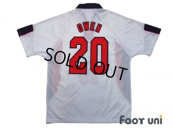 Photo2: England 1998 Home Shirt #20 Owen (2)
