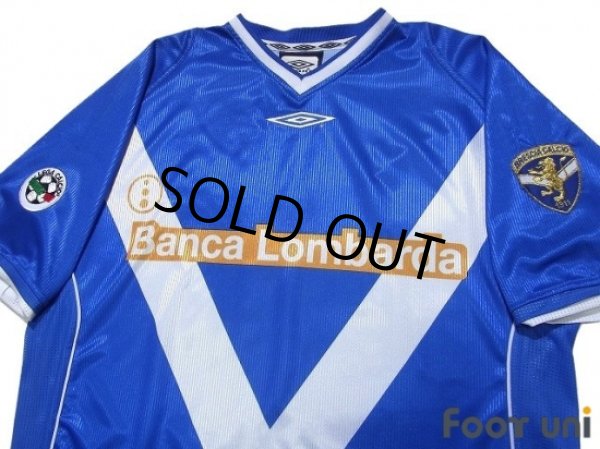 Photo3: Brescia 2002-2003 Home Shirt #10 Baggio Lega Calcio Patch/Badge (3)