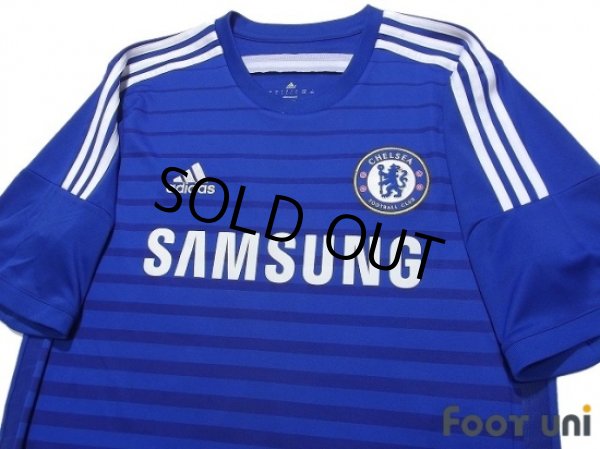 Photo3: Chelsea 2014-2015 Home Shirt #28 Azpilicueta (3)