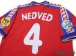 Photo4: Czech Republic 1996 Home Shirt #4 Nedved UEFA Euro 1996 Patch/Badge UEFA Fair Play Patch/Badge (4)