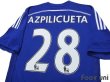 Photo4: Chelsea 2014-2015 Home Shirt #28 Azpilicueta (4)