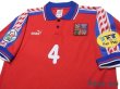 Photo3: Czech Republic 1996 Home Shirt #4 Nedved UEFA Euro 1996 Patch/Badge UEFA Fair Play Patch/Badge (3)