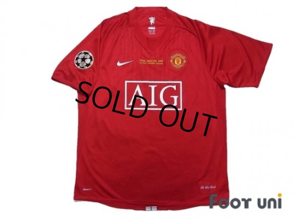 Photo1: Manchester United 2007-2009 Home Shirt #7 Ronaldo w/tags (1)