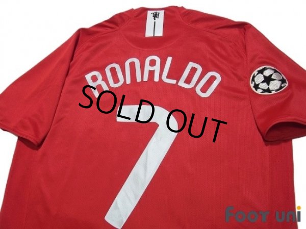 Photo4: Manchester United 2007-2009 Home Shirt #7 Ronaldo w/tags (4)
