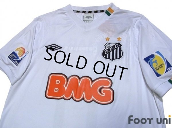 Photo3: Santos FC 2011 Home Shirt #11 Neymar Jr (3)